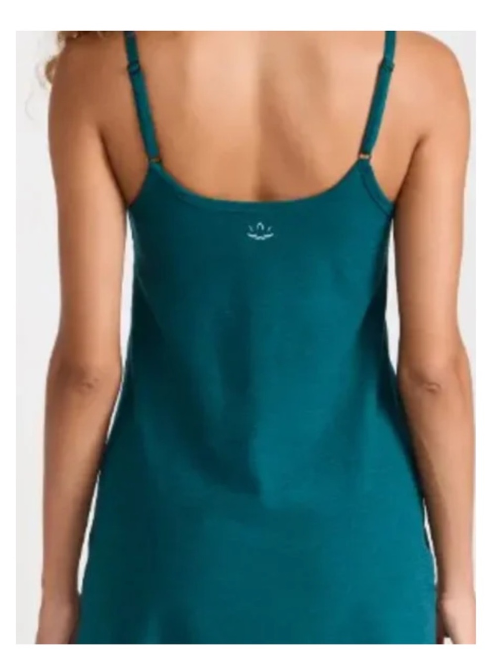 Beyond Yoga Sz S Spacedye Essentials Dress In Deep Sea Heather Blue Green Tennis - Picture 2 of 15